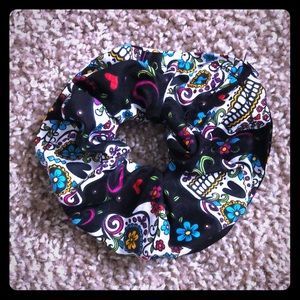 Sugar Skull Scrunchie
